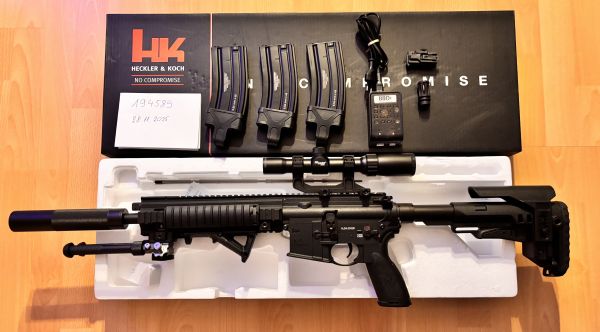 H&K m416a5 Sportsline DMR Style + Viel Zubehör 