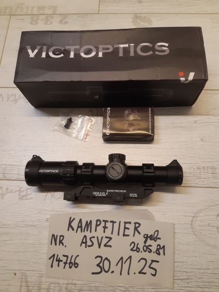 Victoptics Short Dot 1-6×24 mit Geissele Mount