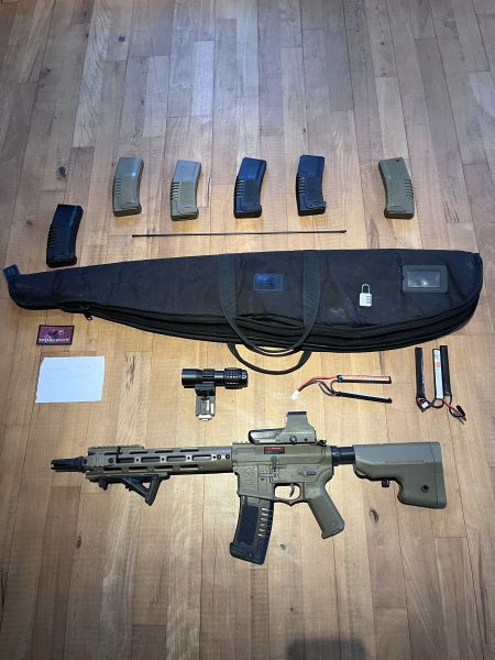 Ares Amoeba M4 CG-003 Gen3 – EFCS S-AEG | Dark Earth | Komplettset