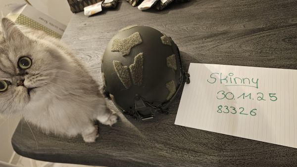 Aramidhelm NIJ 3A (Herstellerangabe) 