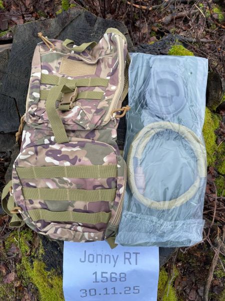 Taktischer Trinkrucksack mit 3L Trinkblase – Multicam (neuwertig & unbenutzt)