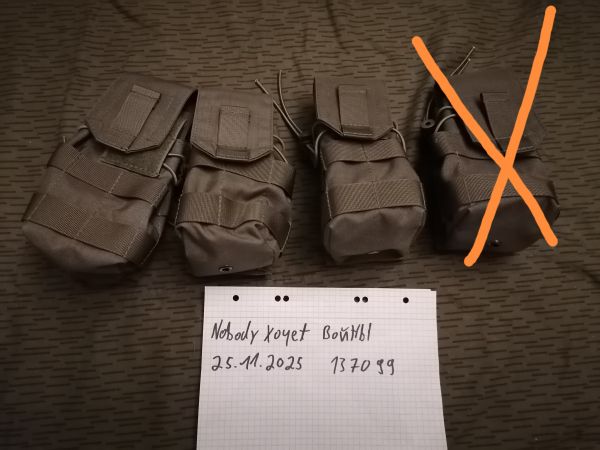 Zentauron Multislot Magazintaschen Steingrau Oliv 