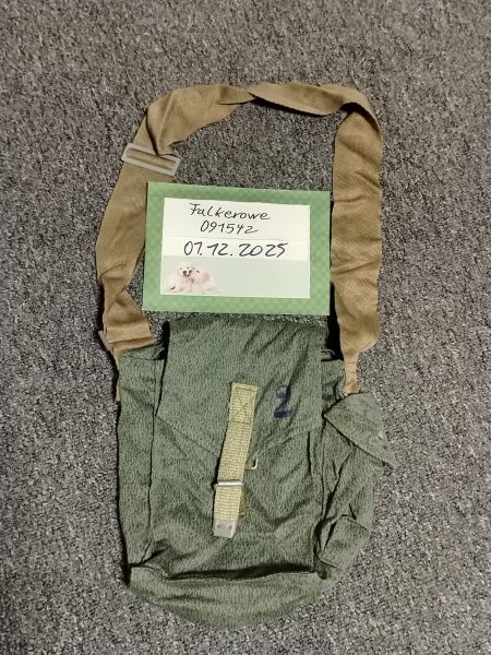 Original polnische Gasmasken-Tasche