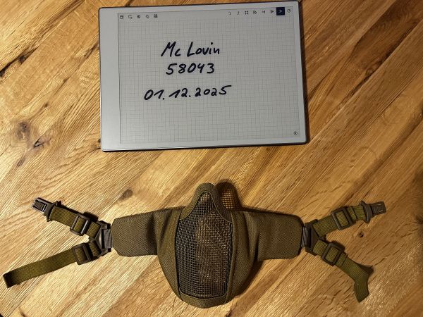 Schutzmaske für FAST Helm