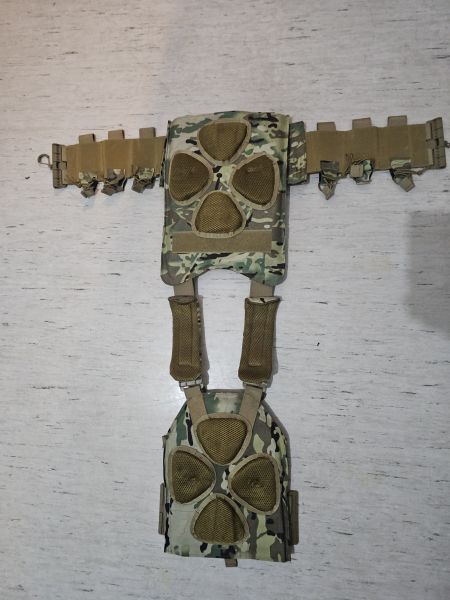 Laser Cut MOLLE Taktischer Platten Träger Tactical Plate Carrier Multi Cam Kampfweste
