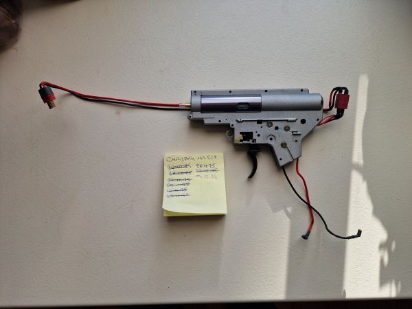 Begadi MP5 Gearbox mit Begadi Core / MP5 mit Akku im Handguard ( Klassische MP5 / MP5 SD)