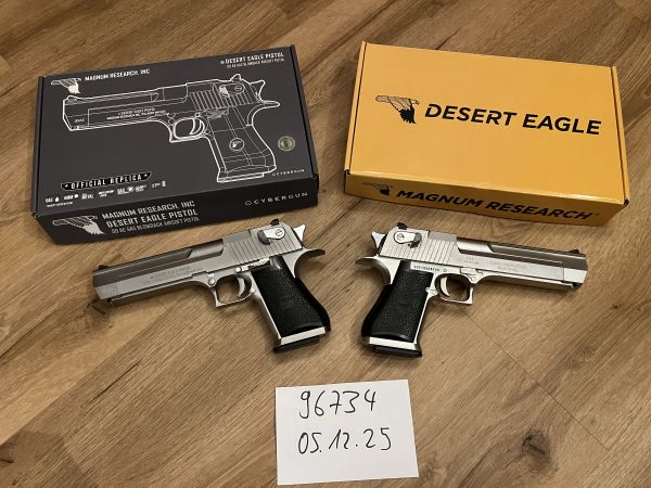 2x WE Desert Eagle .50 AE GBB 
