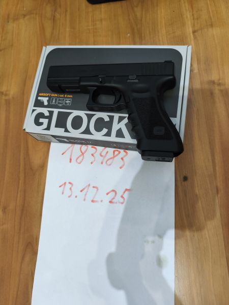 GHK Glock 17 Gen 3 Stahlverschluss Version mit Orginalen Glock Nachtleuchtenden Sights