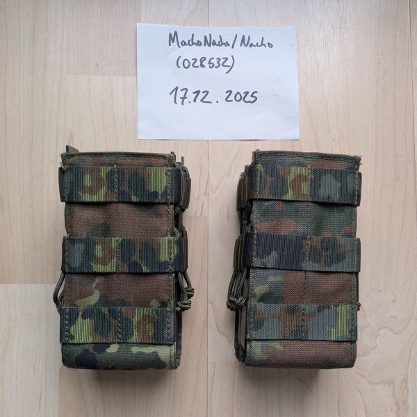 Zentauron G36 Doppel Schnellzieh-Magazintasche (Flecktarn) x2