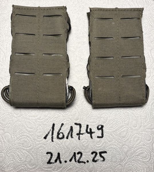 2x Zentauron M4 Schnellziehtaschen in steingrau-oliv