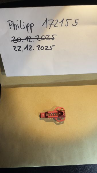 Trigger Guard Rot Eloxiert