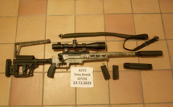 Silberback Tac 41 Sport mit Carbon Optik Schalli, Luth AR Stock, Scope