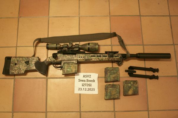 Silberback Tac 41 P mit Stalker Tuning, Schalli, Zweibein etc