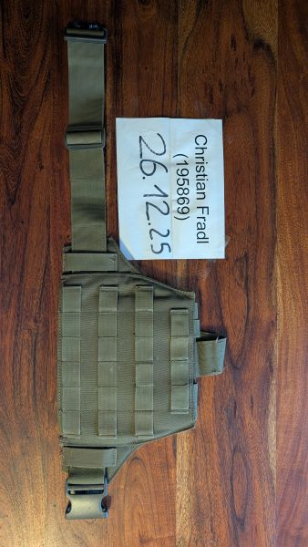 Molle Legeplatte und Dumpbag 