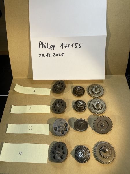 Gearsets 18:1 (VFC, G&P) Zahnräder