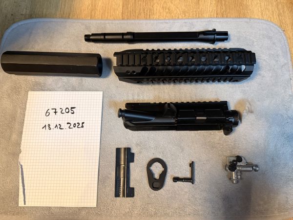 Handguard ,Outer barrel ,Schalldämpfer usw 