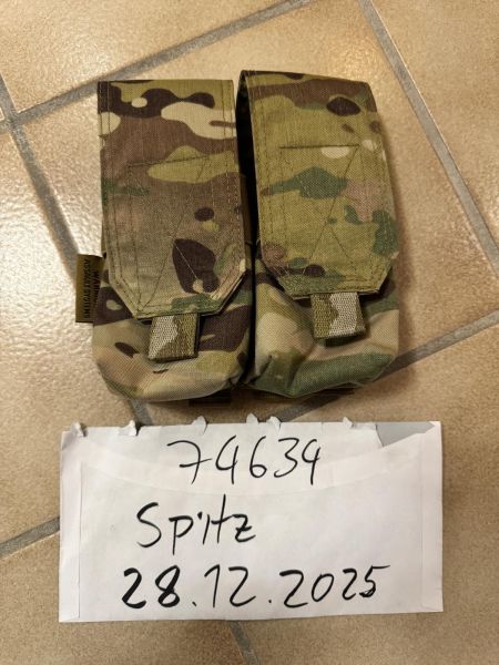 Warrior Assault M4 Double Mag Pouch Multicam