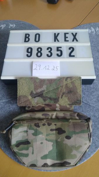 Front Tasche Plattenträger Multicam