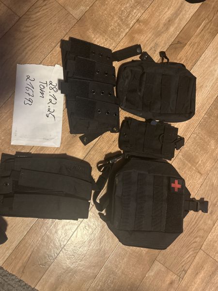 Verschiedenen molle Taschen 