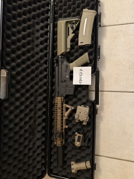 SAC x SA-E19 Edge Daniel Defense MK18 (S)AEG, Chaos Bronze