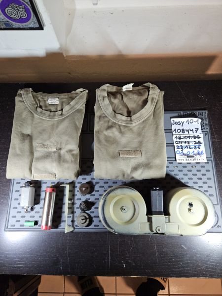 Sammelverkauf: BW Tropenshirt, Unicorn AEG Bucking 50 Degree, Shore, Black, Bundeswehr, 5FT, Flecktarn, Tuning Hop Up Gummi