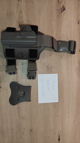 Novritsch Drop Leg Holster für Glock17 & SSE18/SSP18 TAN