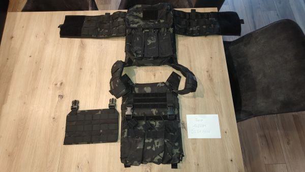 OneTigris Plattenträger Multicam Black