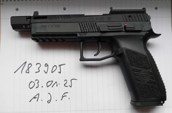 CZ P09 optics ready black/gold