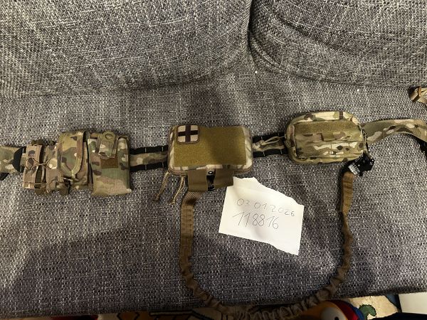 Battle Belt mit Zubehör - Multicam