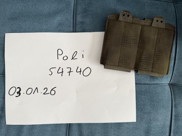 Neptunespear double Rilfe Mag Pouch - Ranger Green