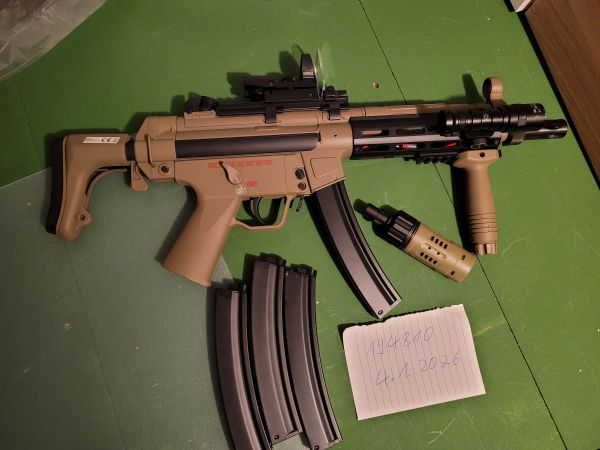 JG MOD5 Gen.2 S-AEG mit Mamba Motor, Pro HopUp und Begadi CORE EFCS / Mosfet