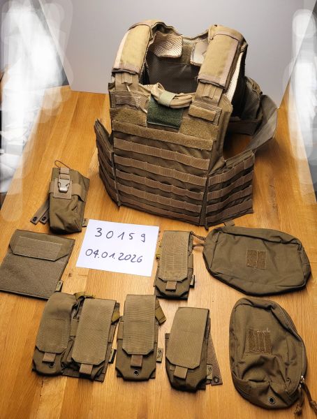 Flyye Force Recon Vest Maritime Set (Eagle CIRAS Maritime Klon) Coyote Brown Größe S