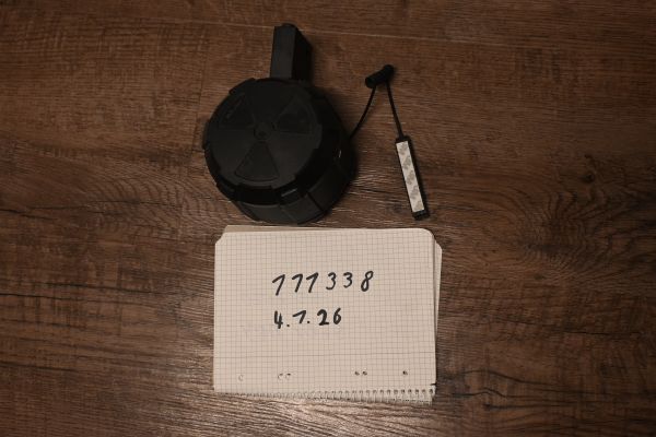 ICS M4 / M16 Single Trommelmagazin 2000 Schuss elektrisch schwarz