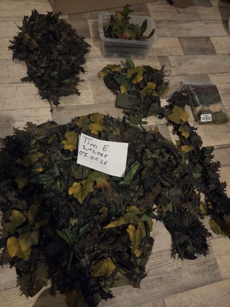 Novritsch Ghillieumhang + Boonie + Waffenghillie + Zub.