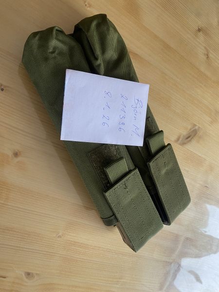 Doppel- Magazintasche P90 oliv