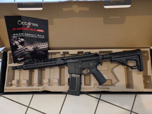 Ares Octarms Amoeba Pro M4 KM 005 Key Mod AEG mit EFCS Vollmetall