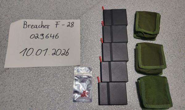 Silverback Polymer Magazine für SRS, 25rds 5er-Set