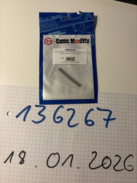 Guns Modify 125 % Nozzle Reset Spring TM Glock