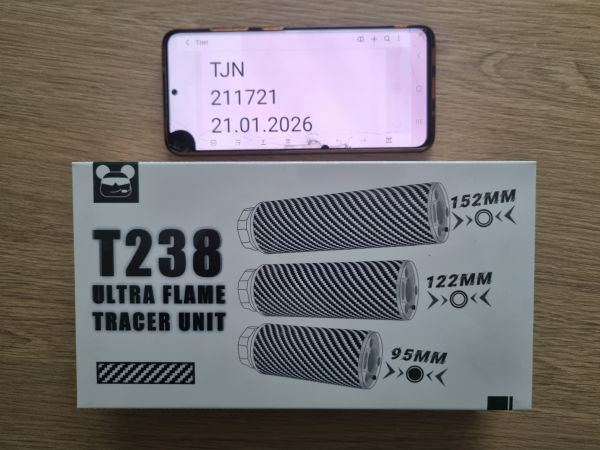 T238 Ultra Flame Tracer / Schalldämpfer