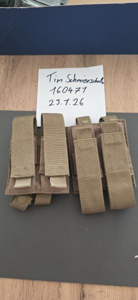 Condor Pistolenmagazintasche Double Pistol Mag Pouch für 2 Magazine coyote ×2 