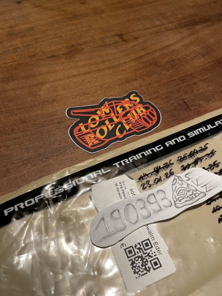 LRC x SupDef Low Rollers Club „Tank“ Slap Sticker FOG Neu Rare