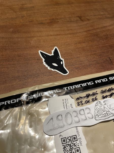 War Club „FOX“ Slap Sticker Neu Rare FOG