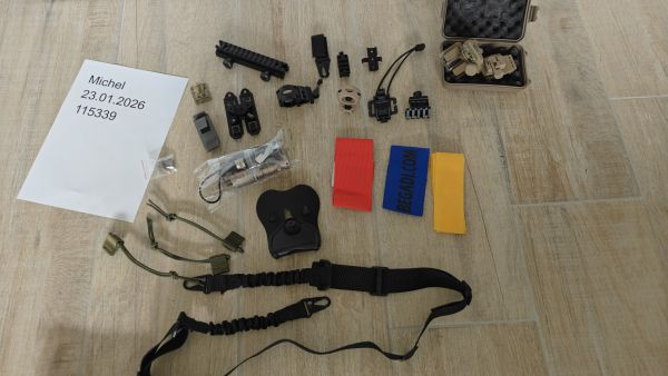 HelmLampe, Handlampe und Zubehör