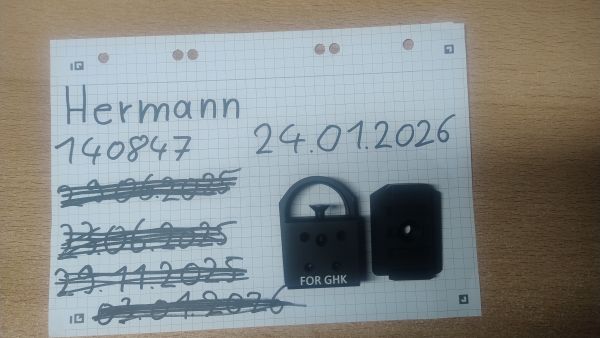 EMG / Rifle Dynamic GHK AK Fixed stock Adapter Tube & Rail