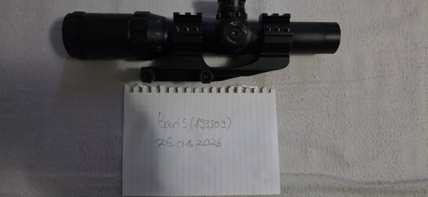 Max Tactical Zielfernrohr 1-4x24E beleuchtet inkl. Halterung für 22 mm Schiene