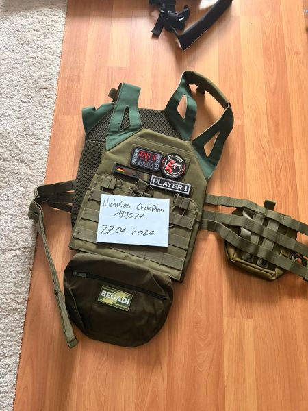 Plattenträger Weste