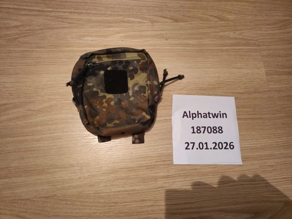 Clawgear Medium Utility Pouch Vertikal Flecktarn