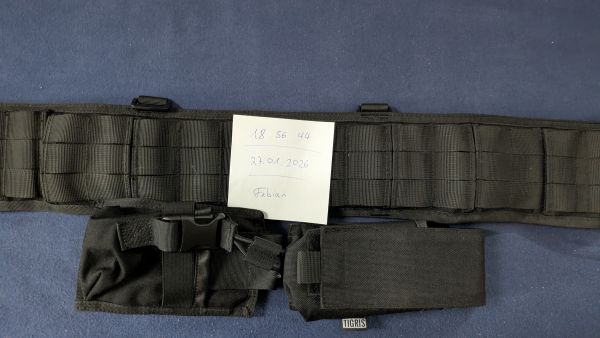 OneTigris Gürtel mit 2 Pouches