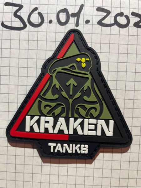 Kraken Unit Tanks PVC Patch – Panzerbesatzung Spezpidrosdil „Kraken“