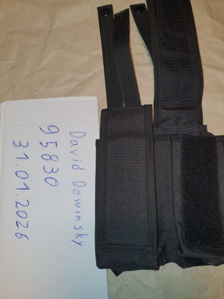 Mil- Tec Doppelmagazin Molle Pouch Schwarz